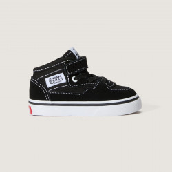 VANS, Half cab decon elastic lace, Suede black/white
