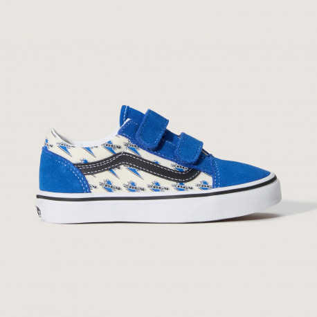 Old skool - Vans lightning classic blue/true white