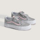 VANS, Old skool v, Glitter silver/pale petal