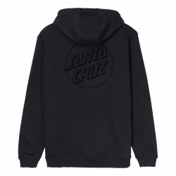 SANTA CRUZ, Tonal opus dot stripe hood, Black