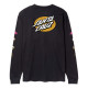 SANTA CRUZ, Knibbs cryptic ls t-shirt, Black