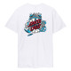 SANTA CRUZ, Grabke exploding dot t-shirt, White