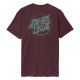 SANTA CRUZ, Scourge dot t-shirt, Dark plum