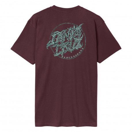 Scourge dot t-shirt - Dark plum