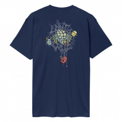 SANTA CRUZ, Dressen spider t-shirt, Midnight blue
