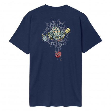 Dressen spider t-shirt - Midnight blue