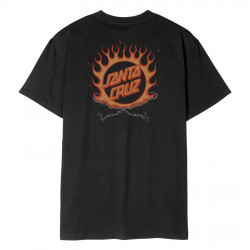 SANTA CRUZ, Forging dot t-shirt, Black