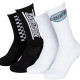 SANTA CRUZ, Finish line socks (2 pack), Black and white