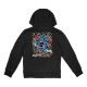 SANTA CRUZ, Youth damaged hand hood, Black