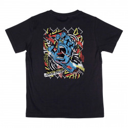 SANTA CRUZ, Youth damaged hand t-shirt, Black