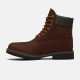 TIMBERLAND, Timberland heritage 6 inch lace up waterproof boot, Dk brown nubuck w gold