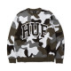 HUF, Pull arch jacquard crewneck, Camo