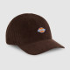 DICKIES, Hardwick corduroy cap, Chocolate brown