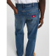 DICKIES, 954 relaxed straight work jeans, Mid blue fade wash
