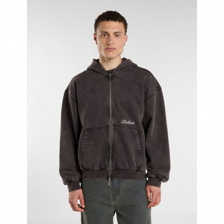 Baker zipped hoodie - Black