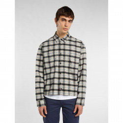 DICKIES, Jerome cropped flannel shirt, Black