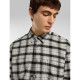 DICKIES, Jerome cropped flannel shirt, Black