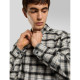 DICKIES, Jerome cropped flannel shirt, Black