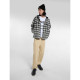 DICKIES, Laughlin hooded flannel shacket, Black