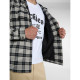 DICKIES, Laughlin hooded flannel shacket, Black