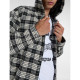DICKIES, Laughlin hooded flannel shacket, Black