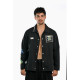 NATIF, Coach jacket snake, Noir
