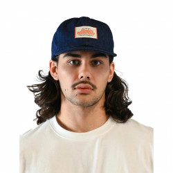 NATIF, Casquette 6 panneaux music dpt, Denim