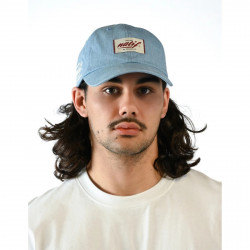 NATIF, Casquette 6 panneaux label, Denim