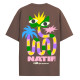 NATIF, T-shirt snake, Marron