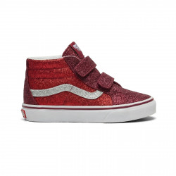 VANS, Sk8-mid reissue v, Glitter red