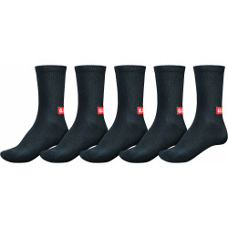 GLOBE, Minibar crew sock 5 pack, Black