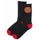 SANTA CRUZ, Classic dot sock (2 pack), White and black