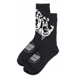 SANTA CRUZ, Screaming hand mono sock, Black