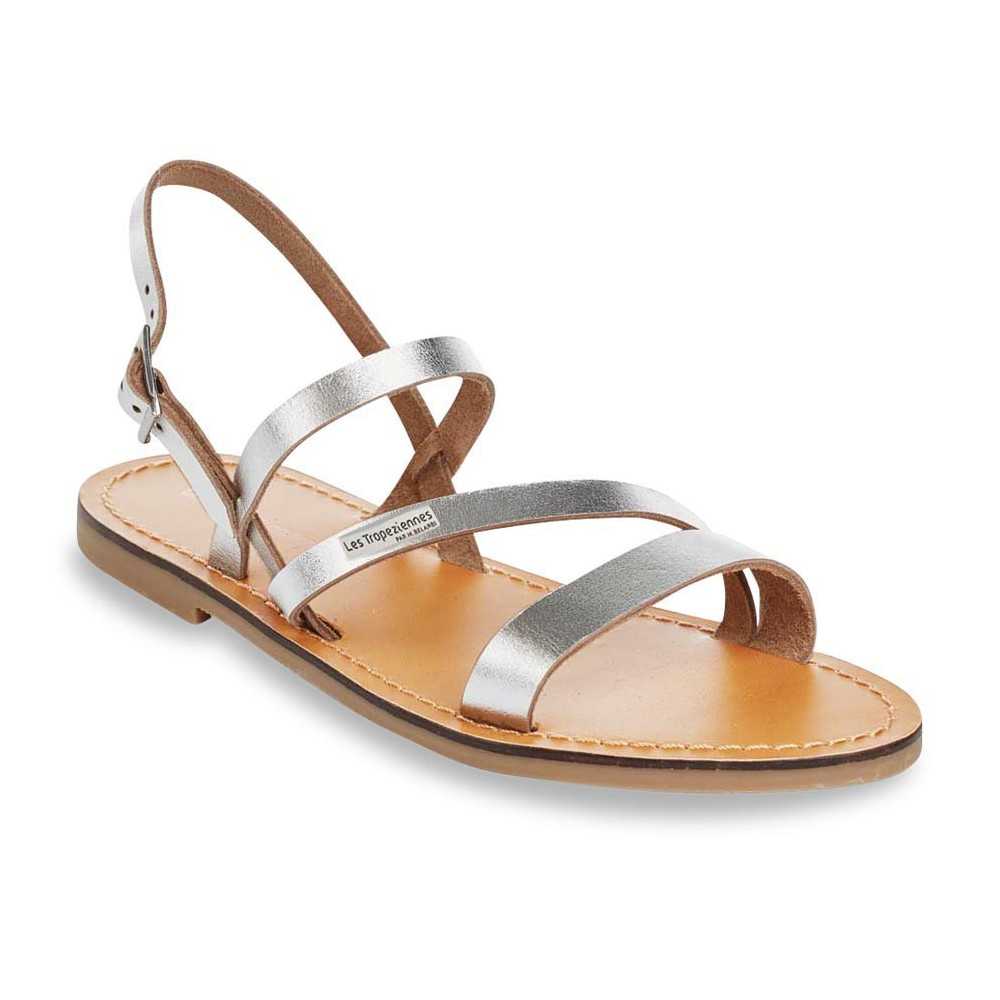 sandales tropeziennes argent