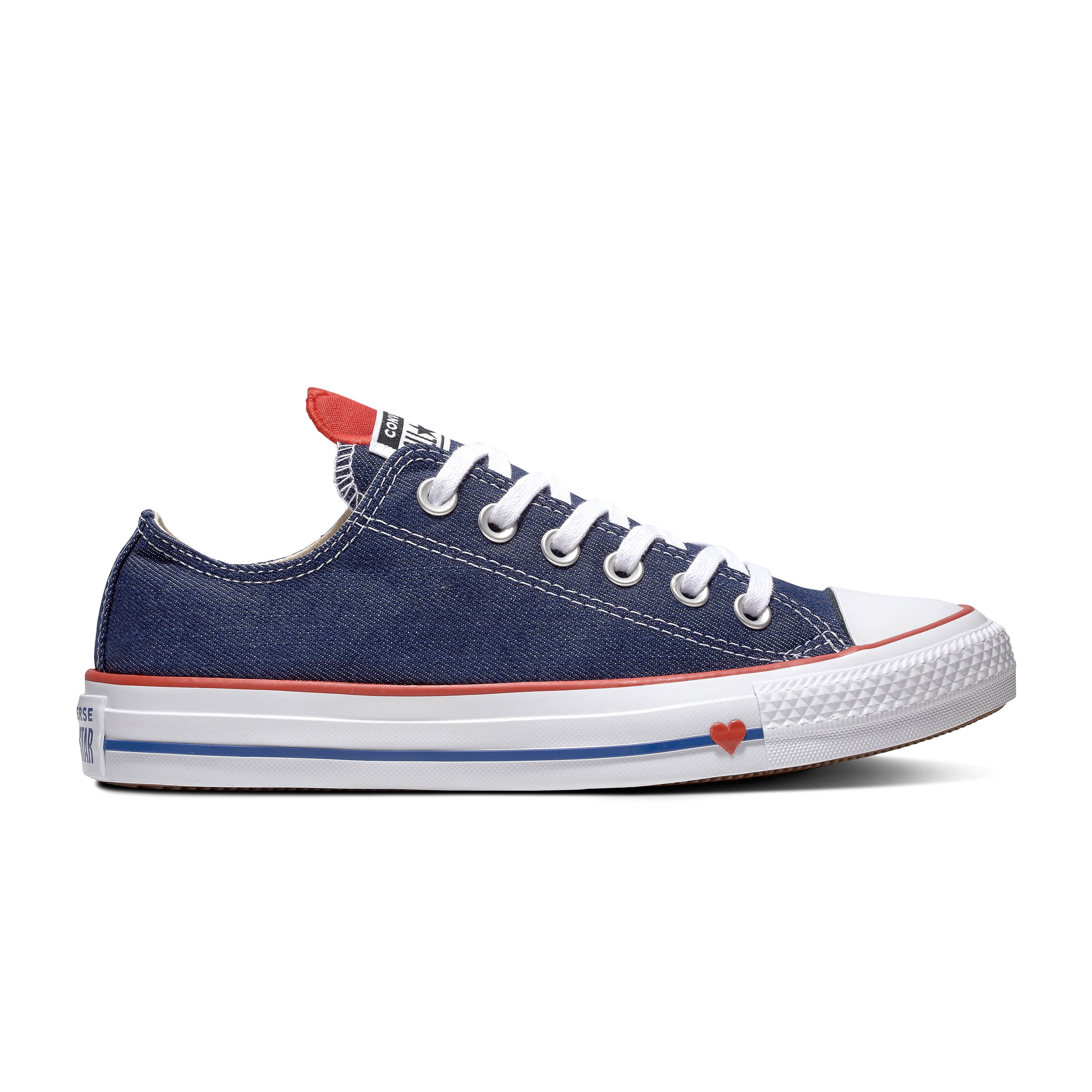 converse all star jeans bleu