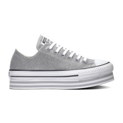 silver platform converse