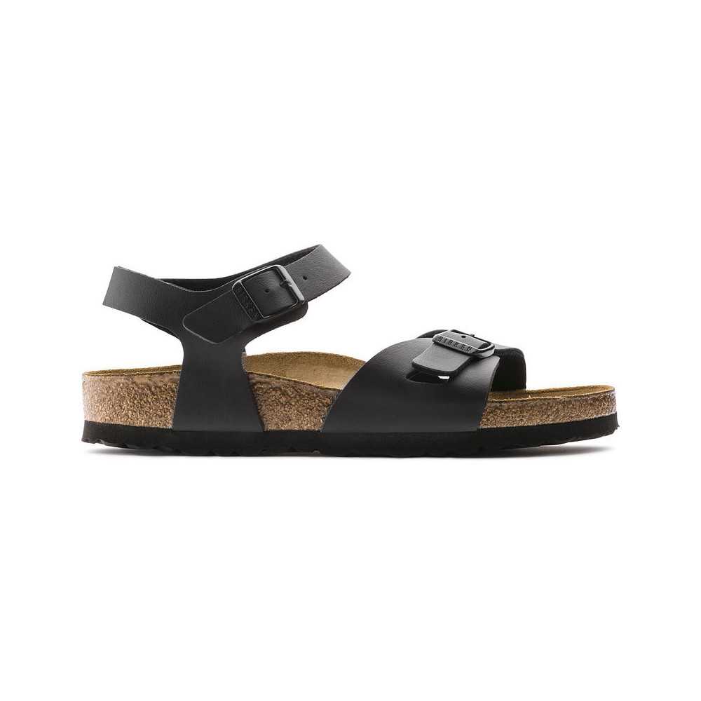 BIRKENSTOCK Rio Bf Noir - Sandales Femme - Suffern