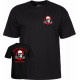 POWELL PERALTA, T-shirt support your local skate shop, Black