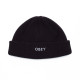 OBEY, Rollup beanie, Black