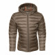 JUST OVER THE TOP, Carla doudoune manche longue capuche, Taupe