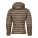 JUST OVER THE TOP, Carla doudoune manche longue capuche, Taupe