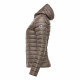 JUST OVER THE TOP, Cloe manche longue capuche, Taupe