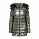 JUST OVER THE TOP, Perle ml capuche long gf metalic, Anthacite metalique