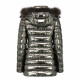 JUST OVER THE TOP, Perle ml capuche long gf metalic, Anthacite metalique
