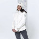 JUST OVER THE TOP, Snow doudoune fausse fourrure, Blanc