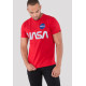 ALPHA INDUSTRIES, Nasa reflective t, Speed red