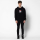 FILA, Men shawn hooded sweat, Black