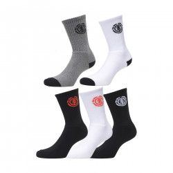 ELEMENT, High-rise socks 5 p., Multico