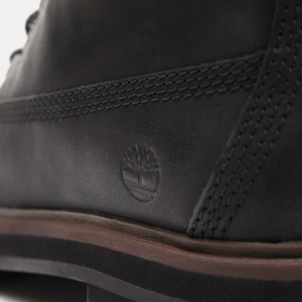 timberland london square 6 inch boots black
