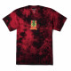 PRIMITIVE, T-shirt shenron wish washed ss red, Red black wash